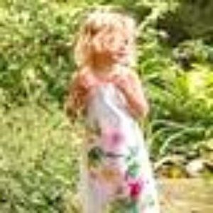 NWT April Cornell Peony Kids Floral Apron OS